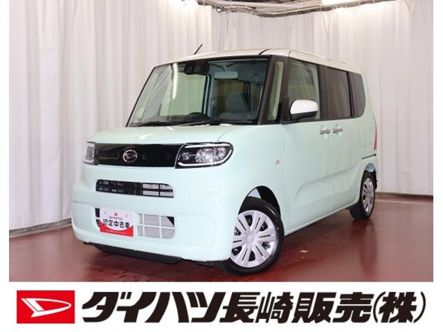 タントＸ届出済未使用車　１オーナー　禁煙車　片側電動両側スライドドア　スマ−トキ−　アイドリングストップ　オートライト　ＬＥＤヘッドランプ　シートヒーター　盗難防止　記録簿（長崎県）の中古車