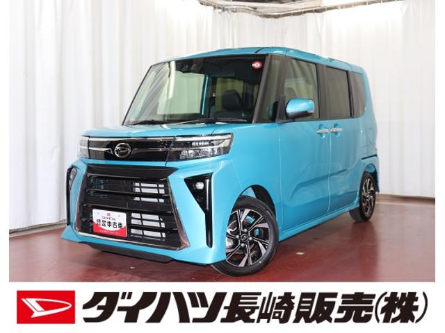 タントカスタムＸ届出済未使用車　１オーナー　禁煙　両側電動スライドドア　アイドリングストップ　シートヒーター　スマートキー　ＬＥＤ　オートライト　盗難防止装置　整備記録簿（長崎県）の中古車