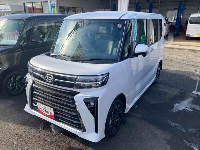 タントカスタムＸ４ＷＤ　キーフリー　両側電動スライドドア　オーディオレス（岩手県）の中古車