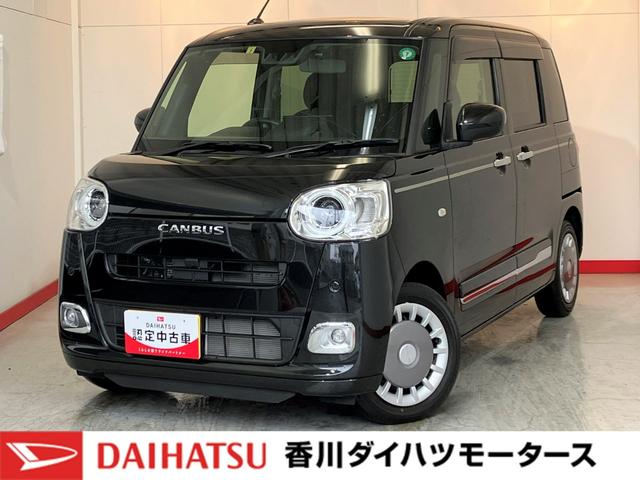 ムーヴキャンバスセオリーＧターボ純正ナビ　バックモニター　純正ドライブレコーダー　運転席・助手席シートヒーター　両側パワースライドドア　ＡＣＣ　ホッとカップホルダー　電動パーキングブレーキ　オートブレーキホールド　スマアシ（香川県）の中古車