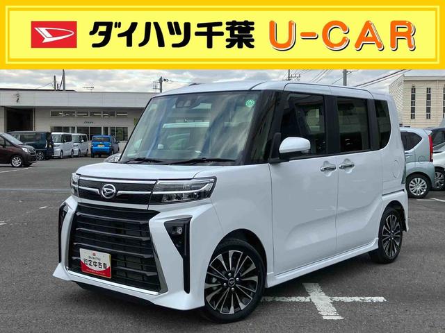 タントカスタムＲＳターボエンジン　１５インチアルミ　バックカメラ　両側電動スライドドア　シートヒーター　電動駐車ブレーキ　ＬＥＤライト＆フォグ　上下２段調節式デッキボード　コーナーセンサー　衝突被害軽減ブレーキ（千葉県）の中古車