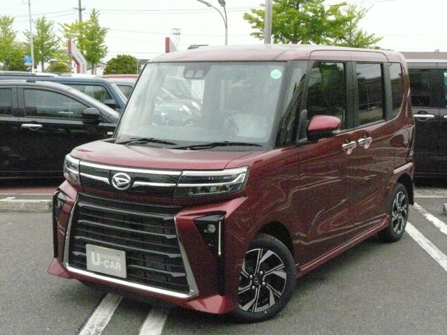 タントカスタムＸアルミホイール　セキュリティアラーム　スモークガラス　走行距離３ｋｍ（福岡県）の中古車
