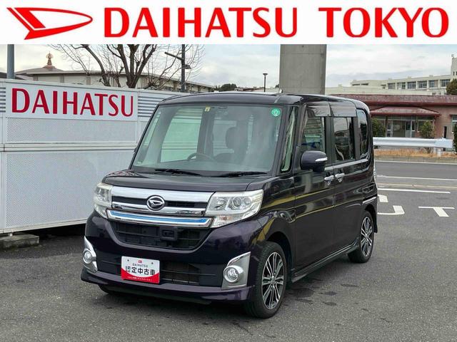 タントカスタムＲＳ　ＳＡ　純正ナビ　後席モニター　ＥＴＣ車載器保証１年間距離無制限付き　純正ナビゲーション　ＥＴＣ車載器　ドライブレコーダー　バックカメラ　ミラクルオープンドア　両側電動スライドドア（東京都）の中古車