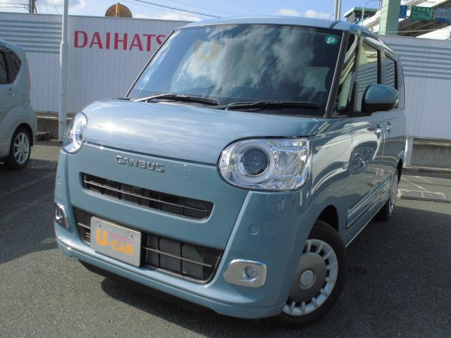 ムーヴキャンバスセオリーGターボR6年式 プッシュボタンスタート 両側パワースライドドア 137km(福岡県)の中古車