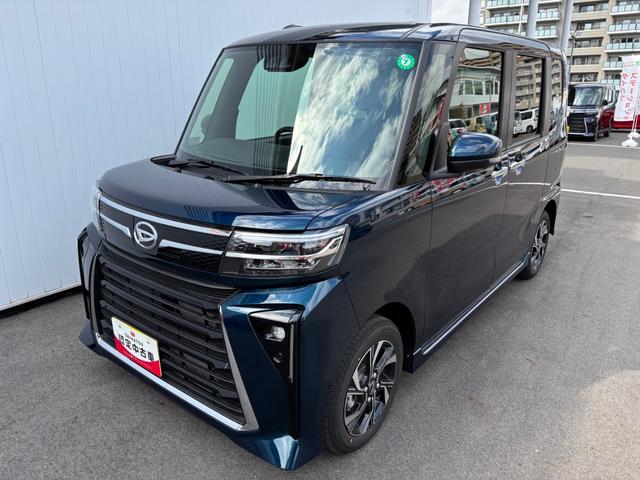 タントカスタムＸ誤発進抑制　スライドドア　車線逸脱警報　ハイビームアシスト　スマキー　アルミホイール　エアバッグ　ＡＢＳ付　キーレススタートシステム（鹿児島県）の中古車