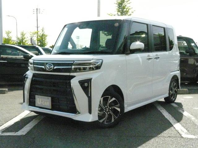 タントカスタムＸアルミホイール　セキュリティアラーム　スモークガラス　キーフリーシステム　走行距離４ｋｍ（福岡県）の中古車