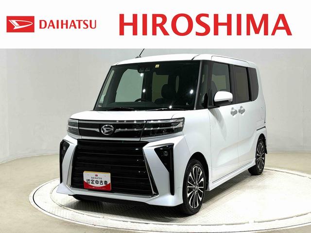 タントカスタムＲＳＬＥＤオートライト　パワースライドドアウェルカムオープン機能　オート電動格納式ドアミラー　助手席ロングスライド　助手席イージークローザー　アルミホイール　キーフリーシステム（広島県）の中古車
