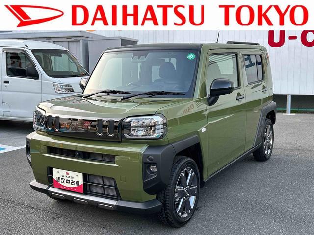 タフトＧダーククロムベンチャー　シートヒーター　全方位カメラ保証１年間距離無制限付き　ＬＥＤヘッドランプ　ＬＥＤフォグランプ　１５インチアルミホイール　オート格納ドアミラー　キーフリーシステム　電動パーキングブレーキ　オートライト　前席シートヒーター（東京都）の中古車