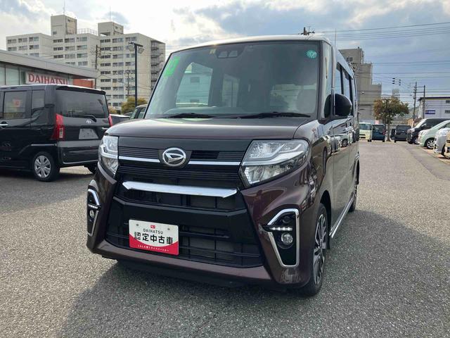 タントカスタムＲＳナビＴＶ　禁煙　１オーナー　ターボ車　キーフリーシステム　アルミホイール　エアバック　ＡＢＳ　記録簿　スマートエントリー　衝突軽減Ｂ　車線逸脱警告（山口県）の中古車