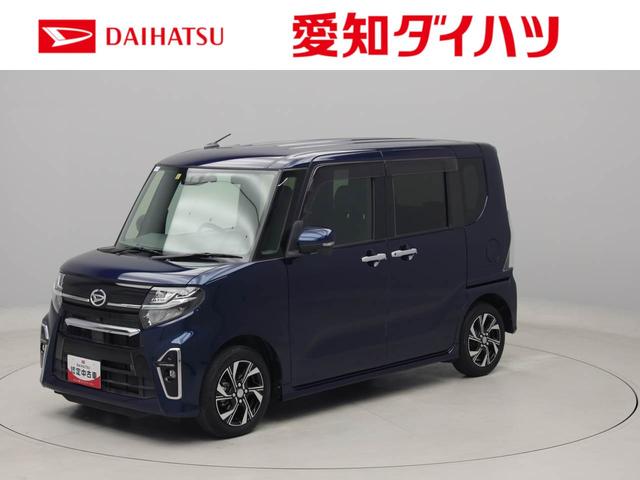 タントカスタムＸセレクション　両側電動スライドドア　ナビ　禁煙車キーフリー　イモビライザー　アイドリングストップ　両側電動スライドドア　ナビ　バックカメラ　パノラマモニター　アルミホイール　ＬＥＤヘッドライト　ワンオーナー　禁煙車（愛知県）の中古車