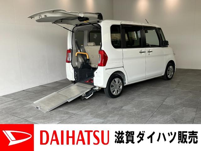タントスローパーＬ　ＳＡ２　リヤシート付　ワンセグナビ車いす乗降車　追突被害軽減ブレーキ　スマアシ２　キーレス　エコアイドル　両側スライドドア　ワンセグナビ（滋賀県）の中古車