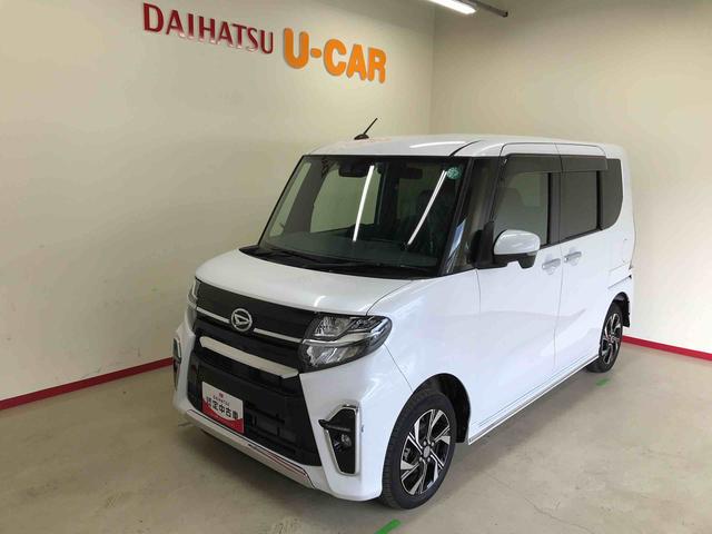 タントカスタムＸ４ＷＤ　スマートアシスト（ダイハツ予防安全機能）　オートライト／エアコン　純正ナビ／バックカメラ　ドラレコ　ＥＴＣ　両側パワースライドドア　チルトステアリング／シートリフター（秋田県）の中古車