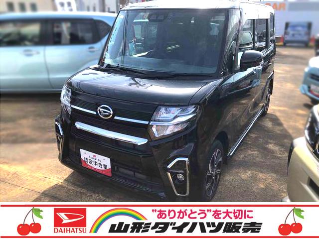 タントカスタムＸスタイルセレクション２ＷＤ　スマートアシスト　１４インチアルミホイールタイヤ　パワースライドドア　キーレスエントリー　ＬＥＤヘッドランプ　アイドリングストップ（山形県）の中古車