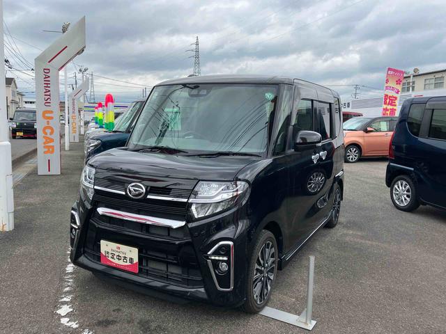 タントカスタムＲＳセレクション２ＷＤ　ＣＶＴ　６６０ｃｃ　ターボ　ナビ　バックモニター　ＥＴＣ　衝突被害軽減ブレーキ　横滑り防止装置　ＡＢＳ　アイドリングストップ　プッシュボタンスタート　両側電動スライドドア　ワンオーナー車（福島県）の中古車