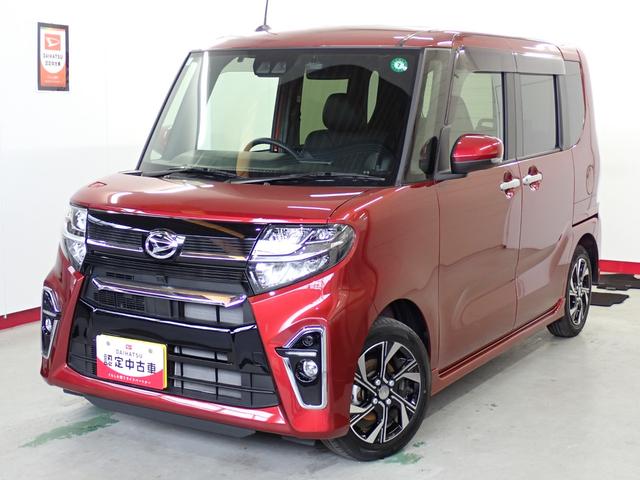 タントカスタムＸ衝突被害軽減ブレーキ　横滑り防止装置　オートマチックハイビーム　アイドリングストップ　ステアリングスイッチ　オートライト　キーフリーシステム　オートエアコン　両側電動スライドドア　純正アルミホイール（岐阜県）の中古車