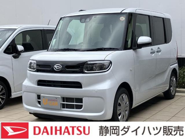 タントＸターボ１４インチフルホイールキャップ　フルＬＥＤヘッドランプ　オート格納式カラードドアミラー　左側パワースライドドア　ＴＦＴカラーマルチインフォメーションディスプレイ　フルファブリックシート（静岡県）の中古車