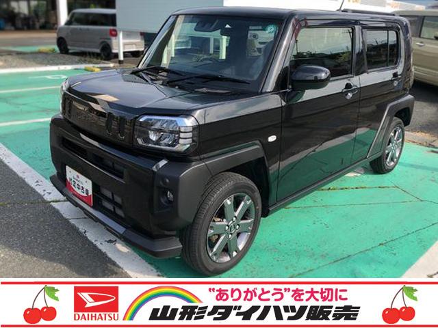 タフトＧ　ダーククロムベンチャー　４ＷＤ　走行距離７０００ｋｍ４ＷＤ　スマートアシスト　１５インチアルミホイール　キーフリーシステム　プッシュボタンスタート　ステアリングスイッチ　コーナーセンサー　電動パーキングブレーキ　ＬＥＤフォグランプ（山形県）の中古車