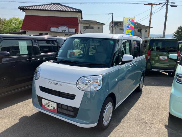 ムーヴキャンバスストライプスＸ２ＷＤ　ＣＶＴ　カーナビ　ドライブレコーダー　オートエアコン　ベンチシート　衝突被害軽減ブレーキ　横滑り防止装置　ＡＢＳ　アイドリングストップ　プッシュボタンスタート　両側電動スライドドア（福島県）の中古車