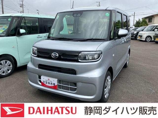 タントＸ１４インチフルホイールキャップ　フルＬＥＤヘッドランプ　オート格納式カラードドアミラー　左側パワースライドドア　ＴＦＴカラーマルチインフォメーションディスプレイ　フルファブリックシート（静岡県）の中古車