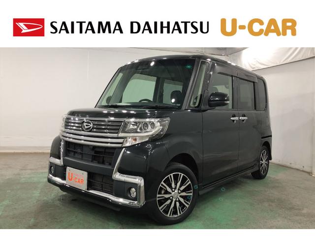 タントカスタムＸ　トップエディションリミテッドＳＡIII　純正ナビ１年保証距離無制限　走行８７６１６キロ　ナビ　後席モニター　全周囲モニター　ドラレコ　ＬＥＤヘッドランプ　シートヒーター　両側電動スライドドア　オートマチックハイビーム　オートライト　ＤＶＤ（埼玉県）の中古車