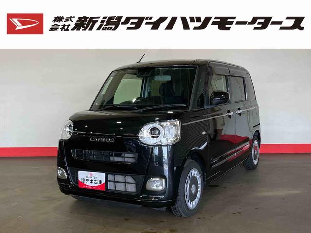 ムーヴキャンバスセオリーＧターボ（車内　消臭・抗菌　処理済）　衝突被害軽減システム　両側パワースライドドア　アダプティブクルーズコントロール　ナビ　パノラマモニター　アルミホイール　キーフリーシステム（新潟県）の中古車