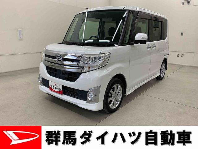タントカスタムＸ　ＳＡ　２ＷＤ左側電動スライドドア・ＬＥＤヘッドライト・プッシュボタンスタート・スマートアシストＩ・ＣＤチューナー（群馬県）の中古車