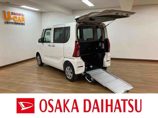 タントスローパーＬ　サポカーＳワイド適合福祉車両・車いす乗降車（スロープタイプ）・届出済未使用車・衝突回避支援ブレーキ・誤発進抑制機能・前後コーナーセンサー・ＬＥＤヘッドライト・両側スライドドア・キーフリーシステム・プッシュスタート（大阪府）の中古車