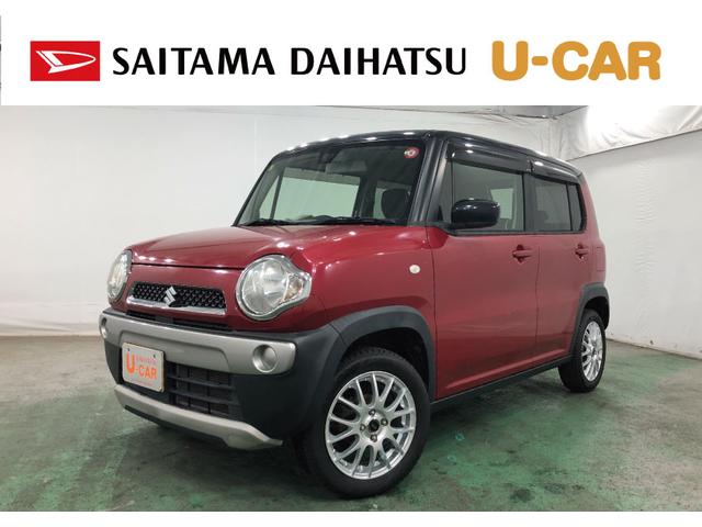 ハスラーＧ　走行距離３７９９８キロ／ワンセグナビ／カーペットマット１年保証距離無制限　走行距離３７９９８キロ　ワンセグナビ　純正カーペットマット　アイドリングストップ　シートヒーター　電動格納式ドアミラー　オートエアコン（埼玉県）の中古車