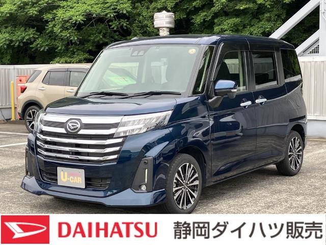 トールカスタムＧ　ターボＬＥＤヘッドランプ　キーフリーシステム　パワースライドドア（両側）　プッシュボタンスタート　ＵＶカットガラス　電動格納ドアミラー　フロントフォグランプ　オートエアコン（プッシュ式）（静岡県）の中古車