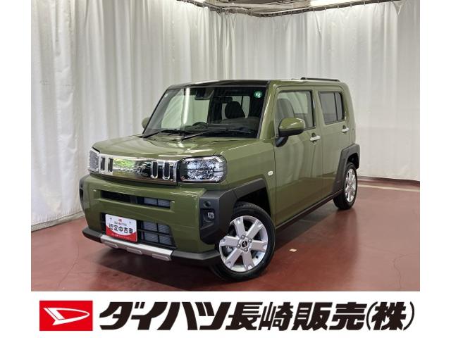 タフトＧ　クロムベンチャー届出済未使用車　元展示車　衝突回避支援システム　アイドリングストップ　車線逸脱警報　バックモニター　電動格納式ミラー　１オーナー　禁煙　前席シートヒーター　ＬＥＤヘッドライト　セキュリティアラーム（長崎県）の中古車