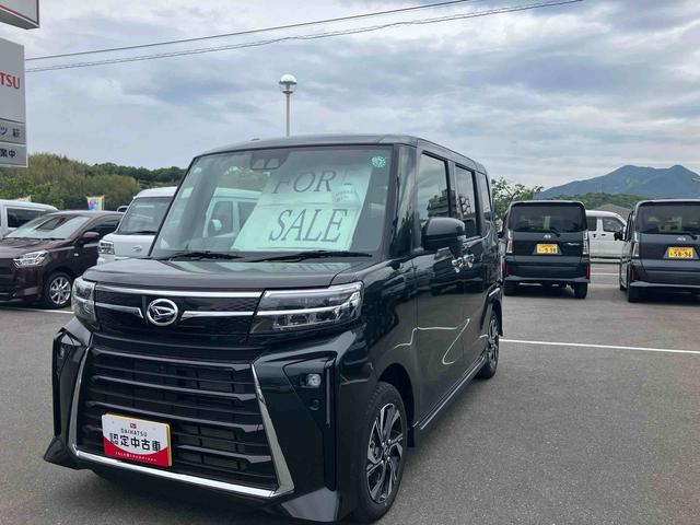 タントカスタムＸキーフリーキー　スマートキー＆プッシュスタート　禁煙　１オーナー　エアバッグ　アルミホイール　ＡＢＳ（山口県）の中古車