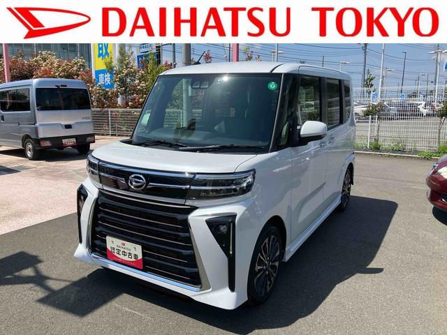 タントカスタムＲＳ　７インチ純正ナビゲーション搭載！！保証　１年間・距離無制限付き・　走行距離１２，０９０ｋｍ・　７インチ純正ナビゲーション　バックモニター　前後ドライブレコーダー　ＥＴＣ　両側電動スライドドア　電動パーキング　１５インチアルミホイール（東京都）の中古車