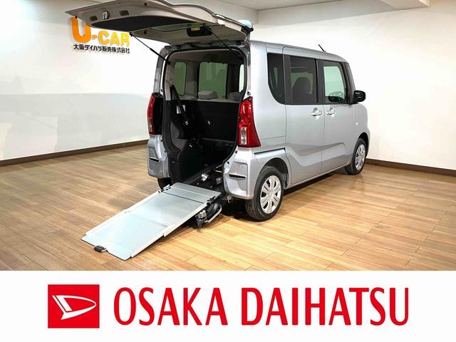 タントスローパーＸ　Ｒ７年式／法規対応済／バックカメラ対応福祉車両・車いす乗降車（スロープタイプ）・届出済未使用車・衝突回避支援ブレーキ・誤発進抑制機能・前後コーナーセンサー・両側電動スライドドア・電動パーキング・ＬＥＤヘッドライト・シートヒーター（大阪府）の中古車