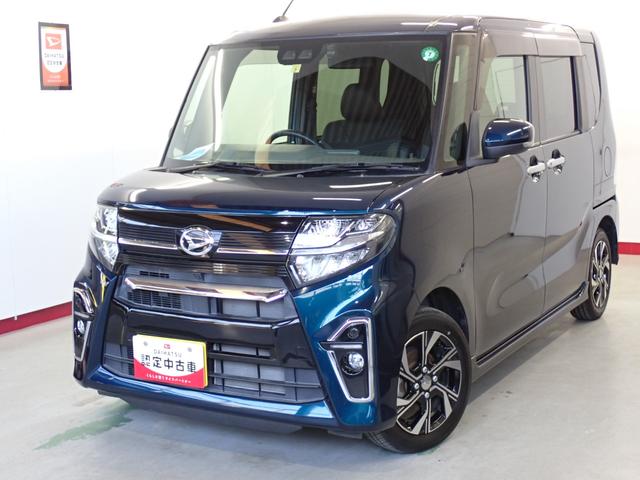 タントカスタムＸセレクション衝突被害軽減ブレーキ　横滑り防止装置　オートマチックハイビーム　アイドリングストップ　ステアリングスイッチ　オートライト　キーフリーシステム　オートエアコン　両側電動スライドドア　バックカメラ　ＬＥＤ（岐阜県）の中古車