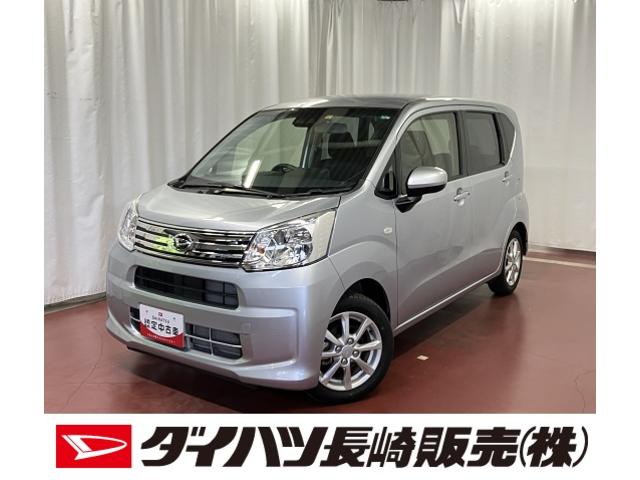 ムーヴＸリミテッドII　ＳＡIIIひょう害車　４ＷＤ　アイドリングストップ　衝突被害軽減ブレーキ　衝突安全ボディ　オートライト　ＬＥＤヘッドランプ　スマートキー　プッシュスタート　盗難防止　整備記録簿　運転席シートヒーター（長崎県）の中古車