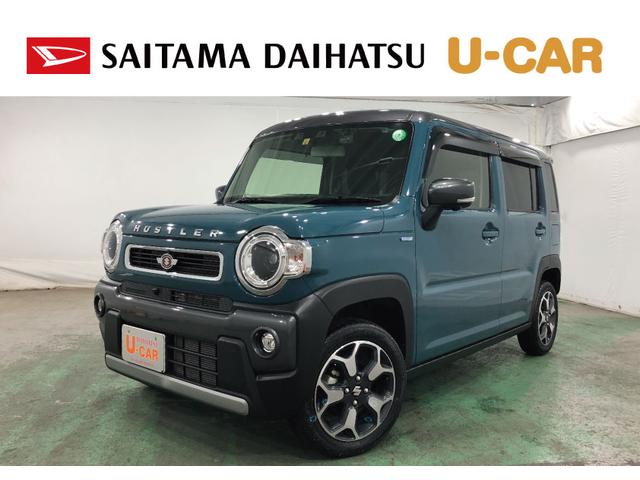 ハスラーハイブリッドＸターボ　車検整備付／走行１５３８２キロ／ナビ１年保証距離無制限　走行距離１５３８２キロ　車検整備付　フルセグナビ　全周囲カメラ　ドラレコ　カーペットマット　サイドエアバッグ　ＬＥＤヘッドランプ　アイドリングストップ　電動格納式ドアミラー（埼玉県）の中古車