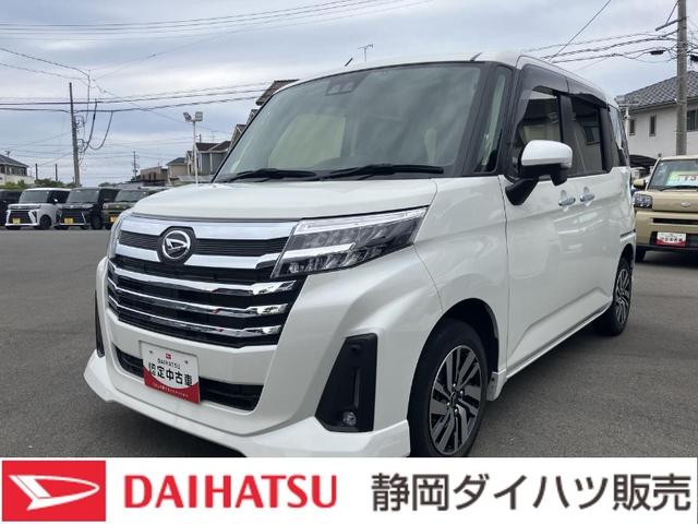 トールカスタムＧキーフリーシステム　プッシュボタンスタート　両側パワースライドドア　オートエアコン（プッシュ式）　ＬＥＤヘッドライト　パワーウィンドウ　アルミホイール（静岡県）の中古車