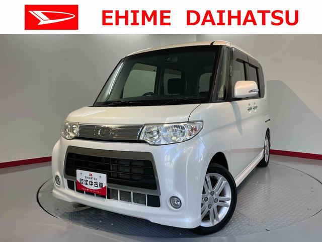 タントカスタムＲＳ２ＷＤ　ＣＶＴ車　純正ナビ　フルセグＴＶ　ＣＤ　ＤＶＤ　Ｂｌｕｅｔｏｏｔｈ　ドラレコ　左側電動スライドドア　電動格納ドアミラー　アイドリングストップ　キーフリーシステム（愛媛県）の中古車