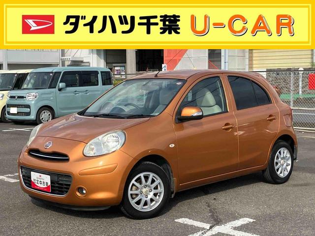 マーチ１２Ｇナビ／ＣＤ／ＴＶ／バックカメラ　ＥＴＣ　１４インチアルミホイール　フォグランプ　プッシュボタンスターター　イモビライザー　電動格納ドアミラー　オートエアコン　アイドリングストップ（千葉県）の中古車