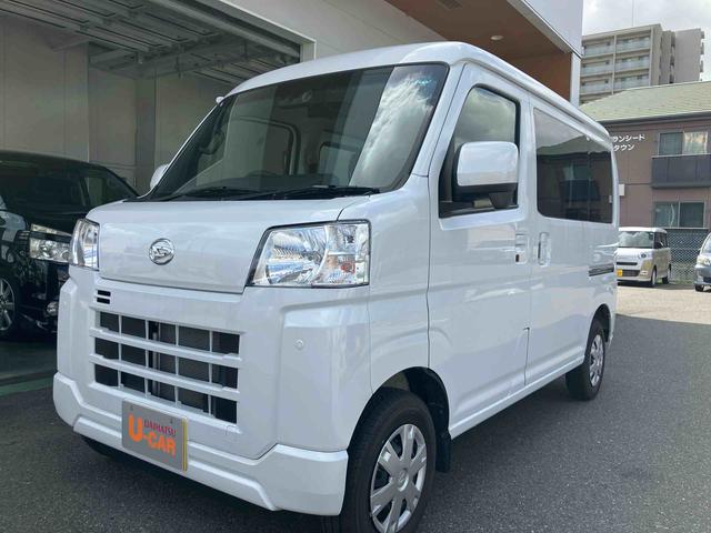 ハイゼットカーゴクルーズ　バックカメラ　２ＷＤ衝突被害軽減装置　助手席エアバッグ　運転席エアバッグ　横滑防止　禁煙車　盗難防止システム　ＡＢＳ　安全ボディ　両側スライド　オートライト　ハイビームアシスト　レーンキープアシスト　Ｂカメ（山口県）の中古車