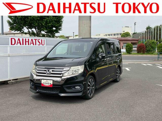 ステップワゴンスパーダＺ　クールスピリット　ナビ　ＥＴＣ車載器　ドライブレコーダー保証１年間距離無制限付き　ナビゲーション　バックカメラ　ＥＴＣ車載器　ドライブレコーダー　後席モニター　運転席シートリフター　オートエアコン　両側電動スライドドア（東京都）の中古車