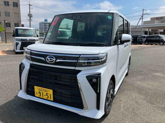 タントカスタムＸ禁煙　スマートキ−　リモコンキー　ワンオーナー　ＡＢＳ付　ＡＷ　整備記録簿　運転席エアバッグ（山口県）の中古車