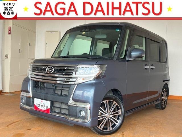 タントカスタムＲＳ　トップエディションＳＡIII両側電動スライドドア・ドラレコ・バックモニター・プッシュボタンスタート・ステアリングスイッチ・オートエアコン・キーフリー・アルミホイール・運転席シートヒーター・パワーウィンドウ（佐賀県）の中古車