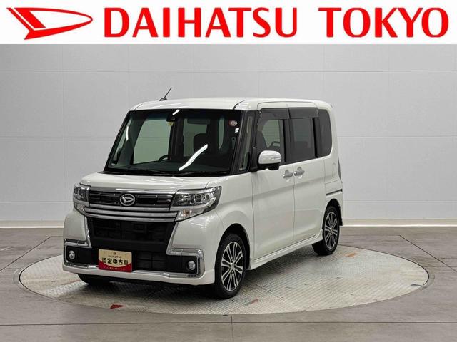 タントカスタムＲＳ　トップエディションＳＡII　ナビ・バックカメラ保証１年間：距離無制限付・７インチナビ・ＥＴＣ車載器・両側電動スライドドア・バックカメラ・フロアマット・サイドバイザー・ＬＥＤヘッドライト・フォグランプ・車検整備付（東京都）の中古車