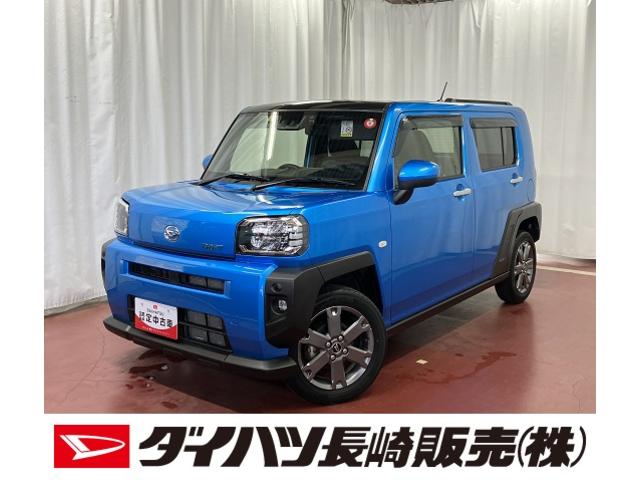 タフトＧターボ下取車　誤発進抑制機能　ナビＴＶ　電格ミラー　バックカメラ　ＬＥＤヘッドランプ　前席シートヒーター　車線逸脱警報装置　盗難防止システム　地デジ　ＥＴＣ付き　アルミホイール　ターボエンジン　ＤＶＤ（長崎県）の中古車