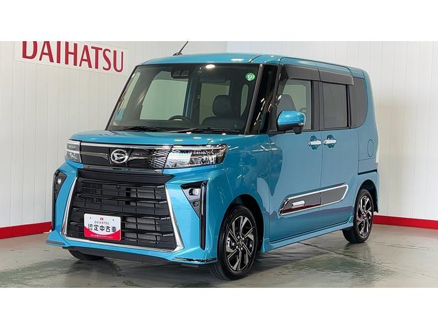 タントカスタムＸ純正９インチディスプレイオーディオ　ドラレコ　パノラマモニター　ＬＥＤヘッドランプ　両側パワースライドドア　アイドリングストップ　オートエアコン　シートヒーター　スマートキー　１４インチアルミホイール（茨城県）の中古車