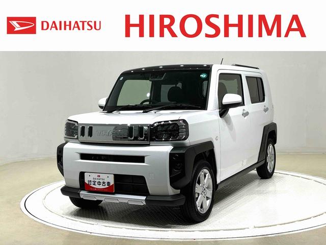 タフトＧターボ　クロムベンチャー　バックカメラスカイフィールトップ　クロムパック　メッキパック　シルバーアンダーガーニッシュ　インテリアアクセント　ＬＥＤオートハイビーム＆フォグランプ　電動パーキングブレーキ　バックカメラ　アルミホイール（広島県）の中古車