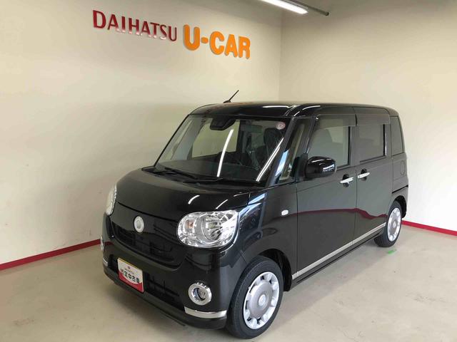 ムーヴキャンバスＸブラックインテリアリミテッド　ＳＡIII４ＷＤ　純正ナビ　オートエアコン／ライト　ハロゲンヘッドライト　ＬＥＤフォグランプ　両側電動スライドドア　チルトステアリング　運転席シートリフター　サイドエアバック（秋田県）の中古車