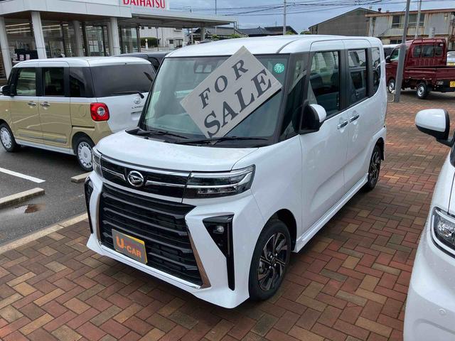 タントカスタムＸキーフリー　スマートキー＆プッシュスタート　禁煙車　１オーナー　エアバッグ　アルミホイール　ＡＢＳ（山口県）の中古車
