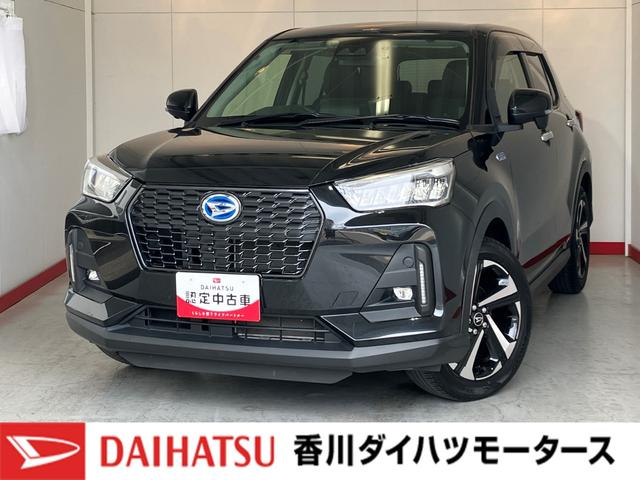 ロッキープレミアムＧ　ＨＥＶワンオーナー　純正ナビ　純正ＥＴＣ　純正ドライブレコーダー　パノラマモニター　運転席・助手席シートヒーター　アダプティブクルーズコントロール　純正１７インチアルミホイール　電動パーキングブレーキ（香川県）の中古車